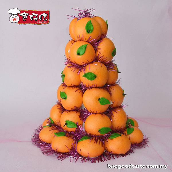 叠柑塔 Oranges Tangerines Towel Buns