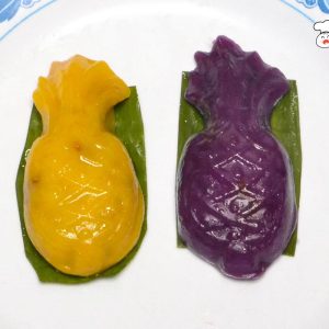 潮州红龟粿 - 黄梨 Teochew Kueh Pineapple Shape
