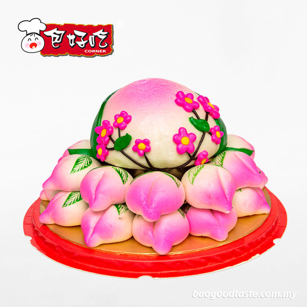 桃花映春寿桃礼 - 图片 2